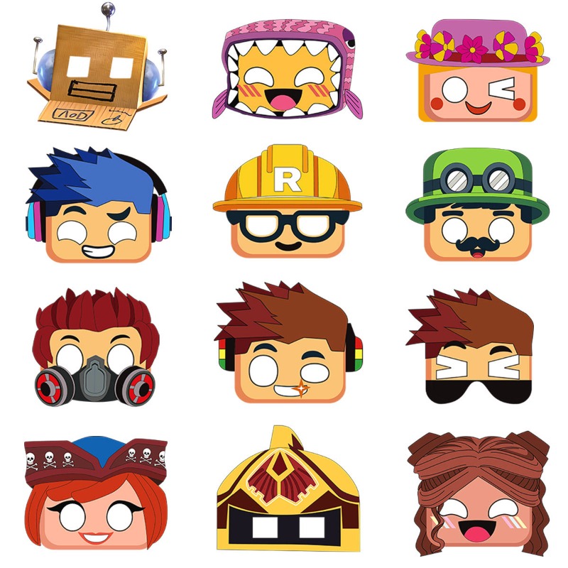 Party Games In Roblox - 12 stuks ROBLOX figuren thema serie