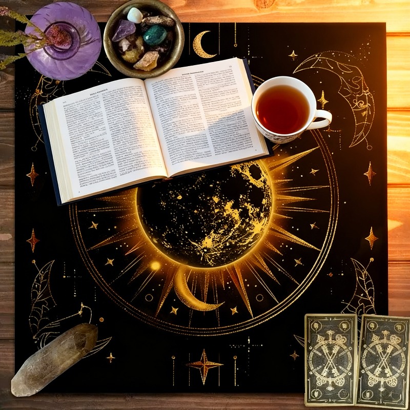 Zodiac Party Games - Zodiac Pattern Tarot Cloth - Zonaltaarldoek
