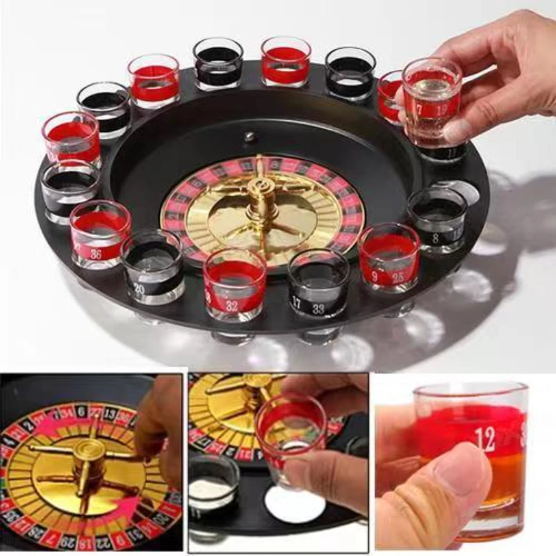 Party Games Adults Drinking - Russisch draaitafel Lucky Shot drinkspel 16