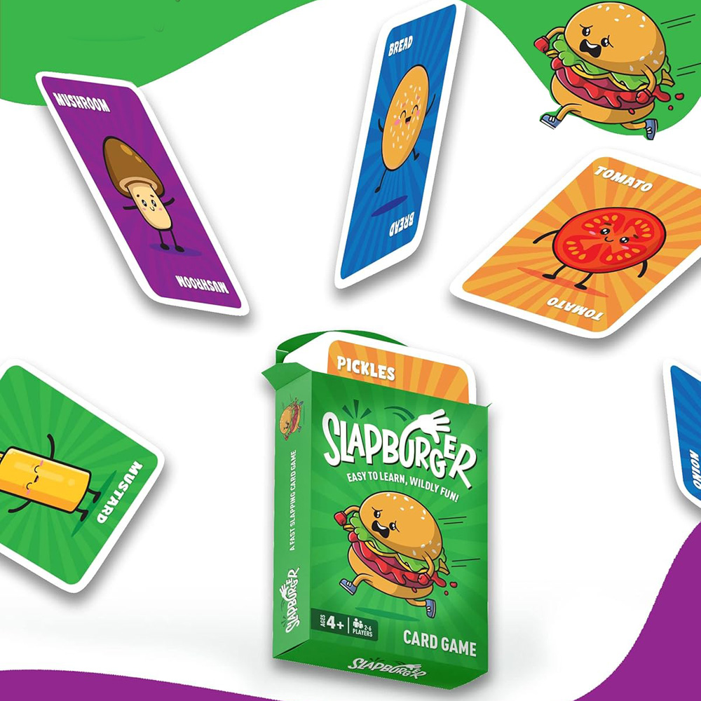Play Friends Party Games - Slapburger Kaartspel - Snellopende gezinsfeestspellen Game