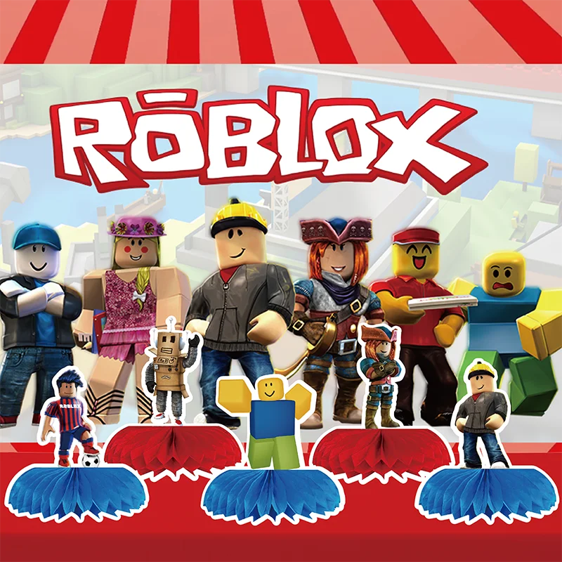 Party Games In Roblox - Robotachtige cartoon game honingraat 5 stuks