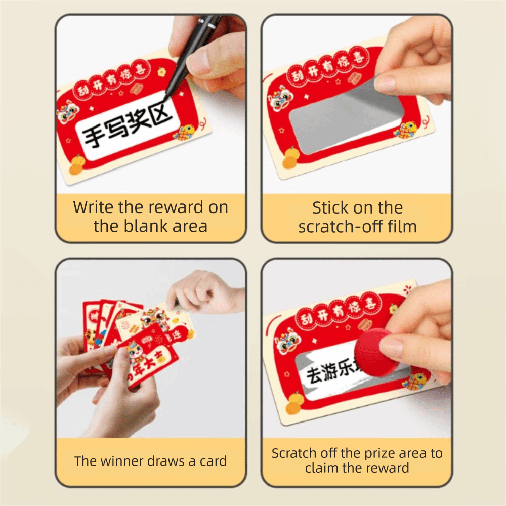 Zodiac Party Games - 20 stuks Zodiac Paard Krasloten Cartoon