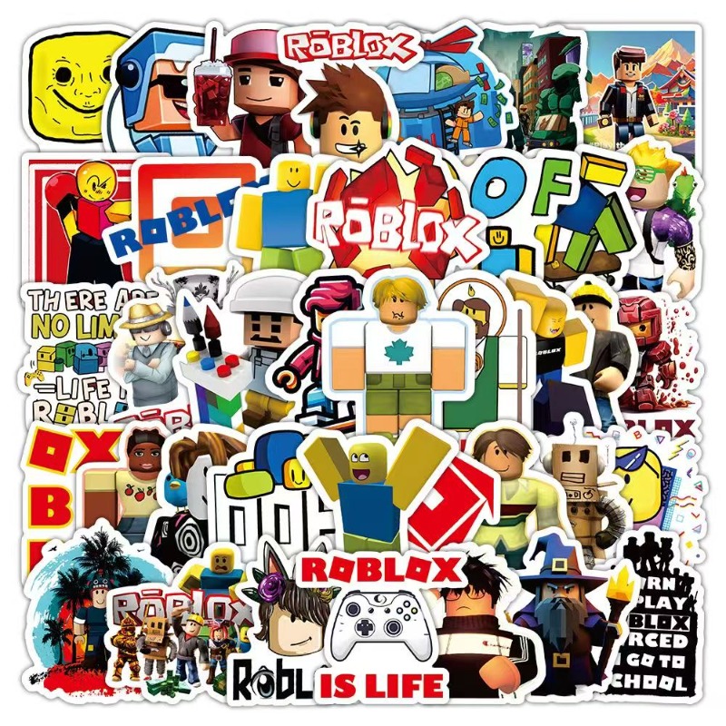 Party Games In Roblox - 60 stks/set Roblox Game Randstickers Creatieve