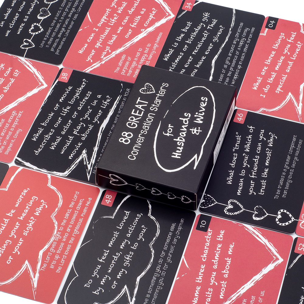 Party Games Indoor - 88GREAT Conversation Starters Tafelkaarten met groepsspellen