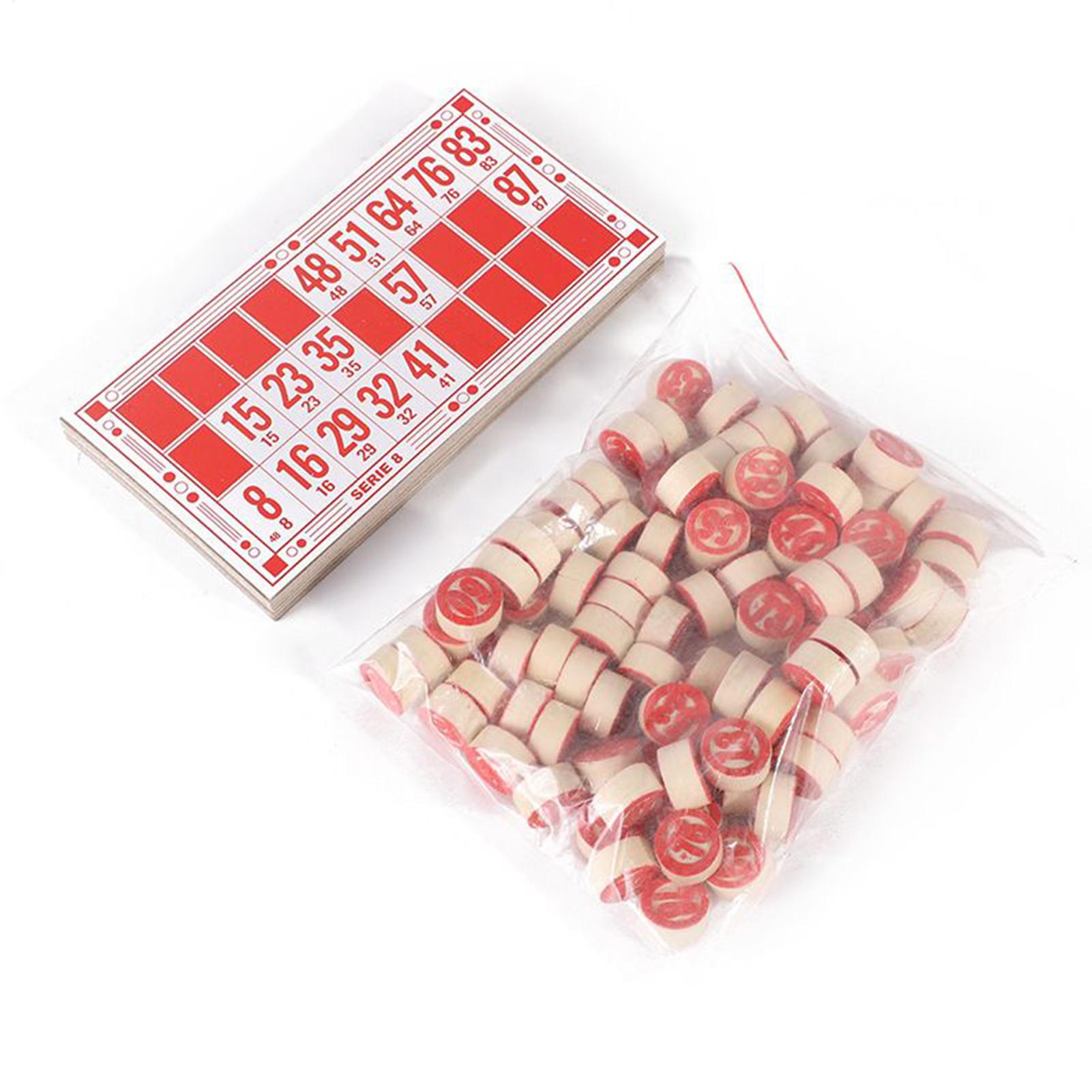 Play Friends Party Games - Bingo Set Vintage Houten Interactief Speelgoed