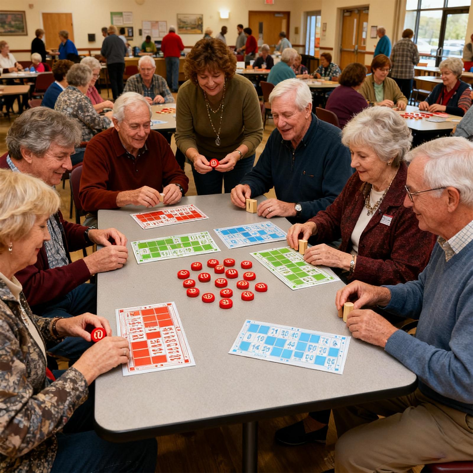 Play Friends Party Games - Bingo Set Houten Grappig Educatief Speelgoed