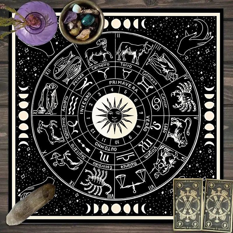 Zodiac Pattern Tarot Cloth - Z - Zodiac Party Games recensie en prijs