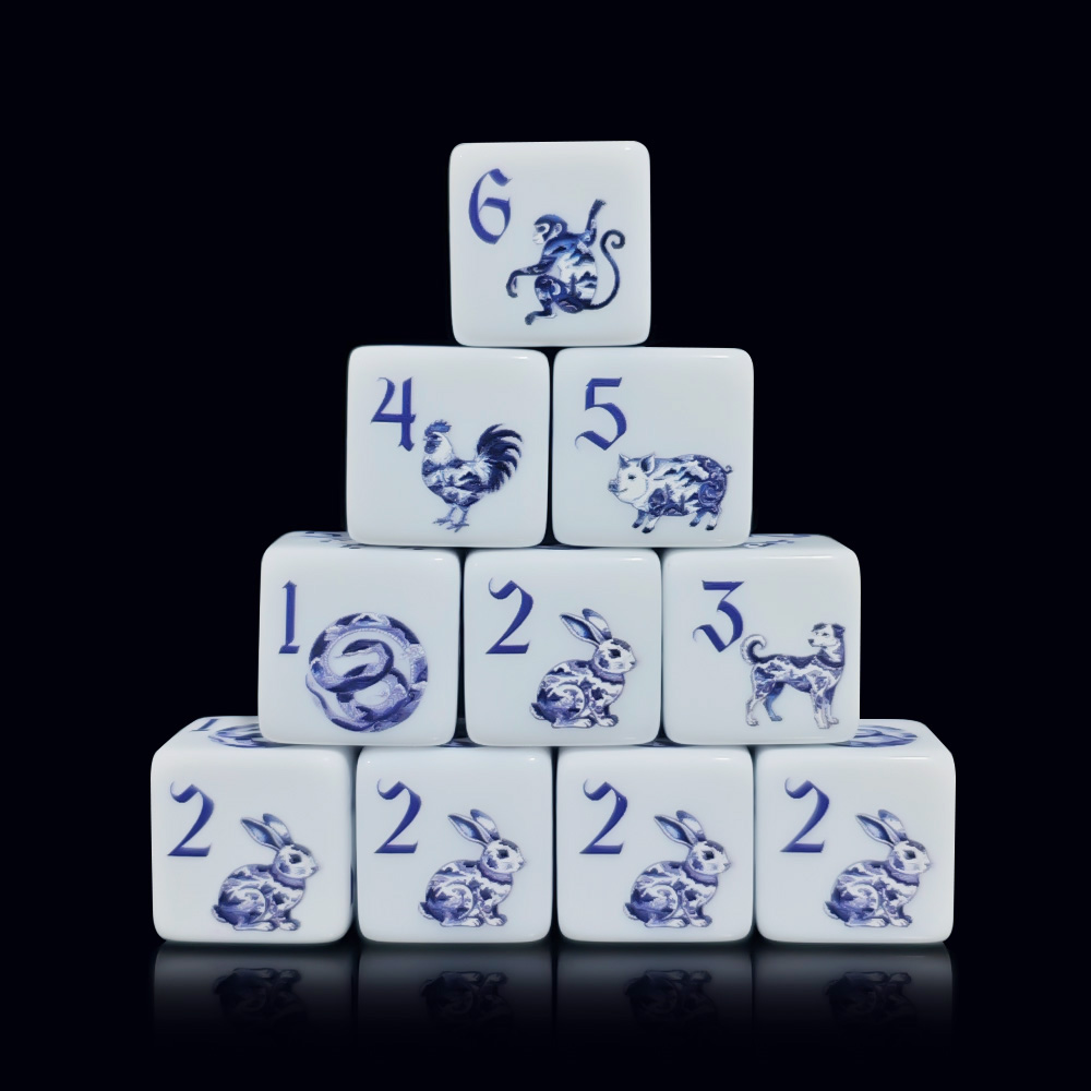 12 Stuks 16MM D6 Gedrukt Acryl - Zodiac Party Games recensie en prijs