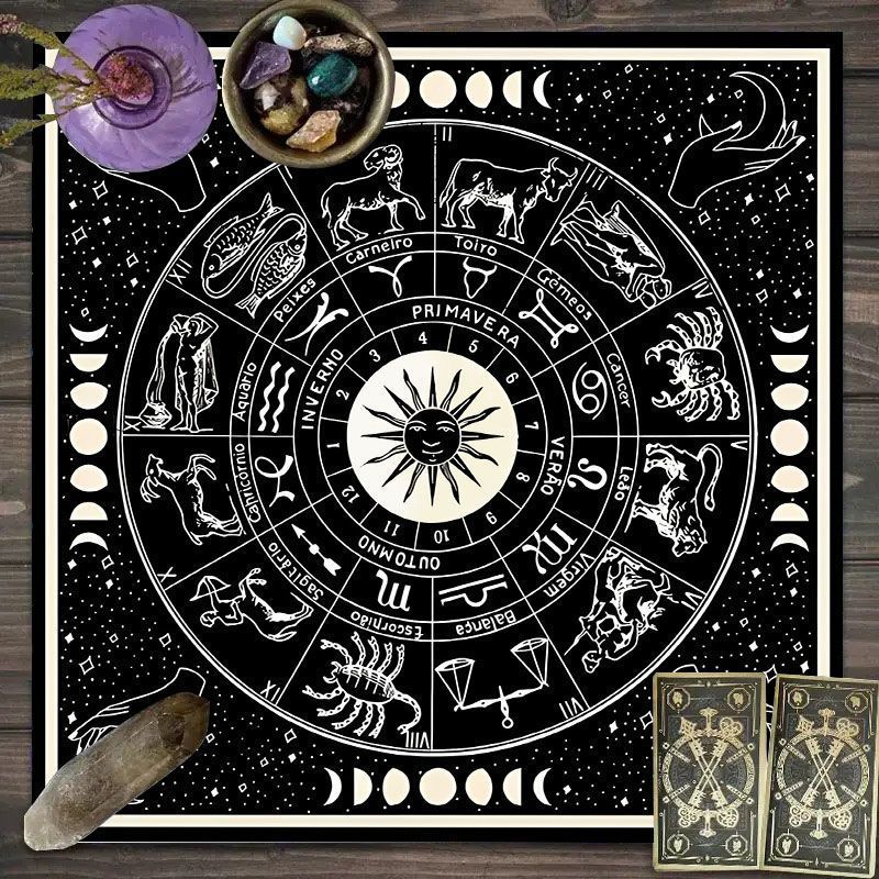 Zodiac Patroon Tarot Doek - Zo - Zodiac Party Games recensie en prijs