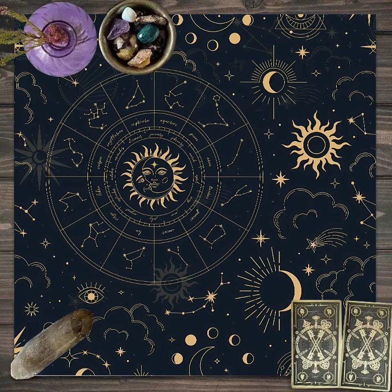 Zodiac Patroon Tarot Doek - Zo - Zodiac Party Games recensie en prijs