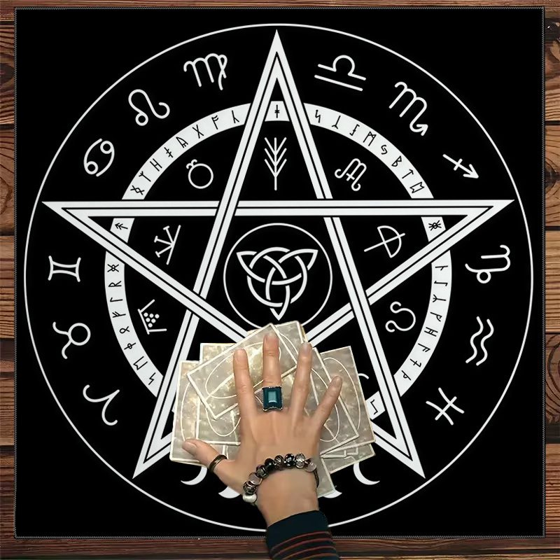 1 stuk tarot-tafelkleed met pe - Zodiac Party Games recensie en prijs