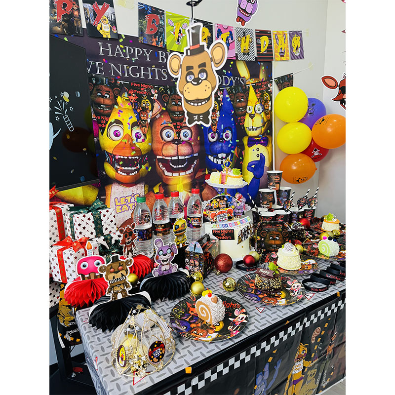 FNAF-thema papieren borden, be - Party Games At Wedding recensie en prijs
